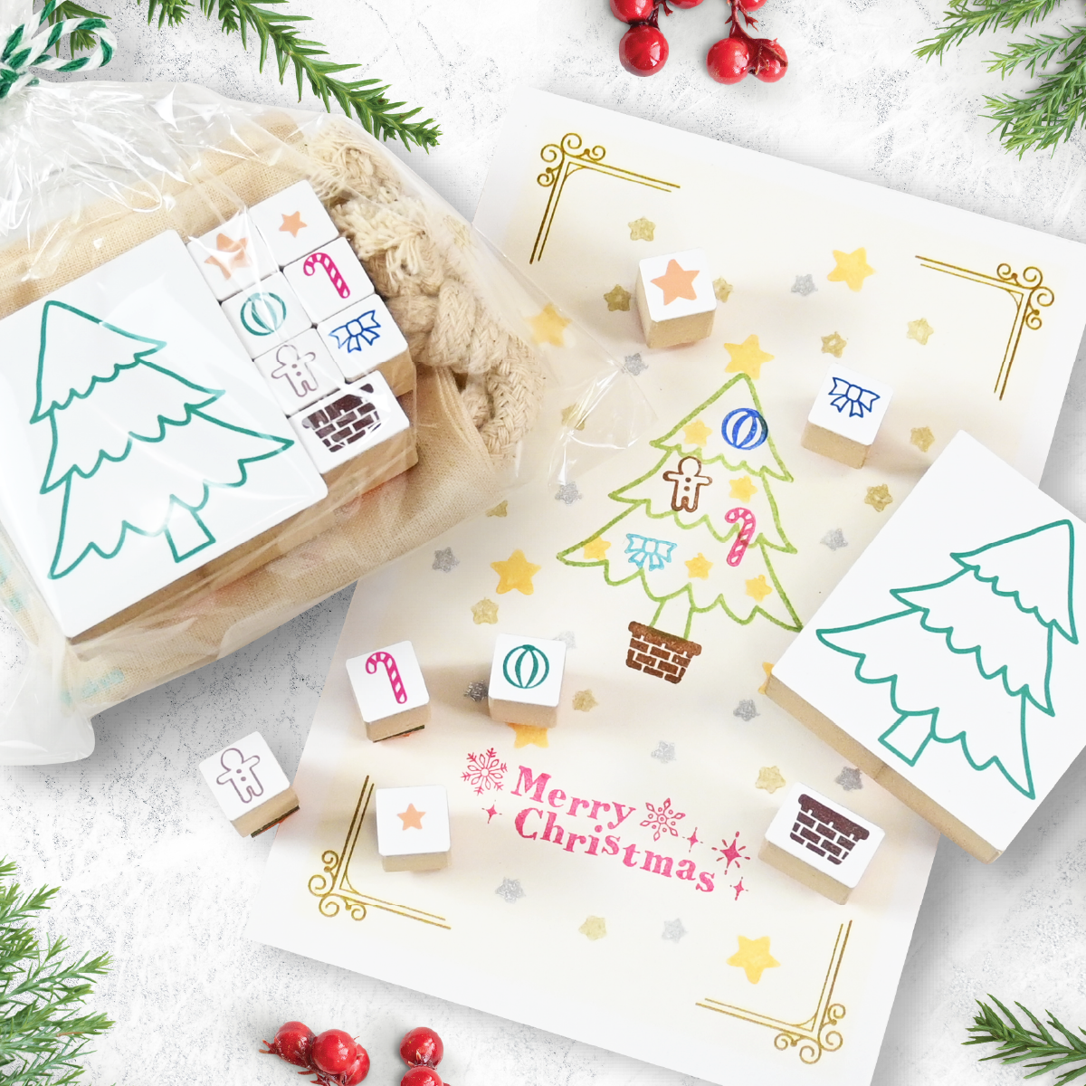 ツクルヒトタチ博～スタンプで彩るクリスマスとお正月～　京都伊勢丹 Isetan スタンプスタンダード StampStandard