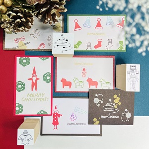 ツクルヒトタチ博～スタンプで彩るクリスマスとお正月～　京都伊勢丹 Isetan 森田印房