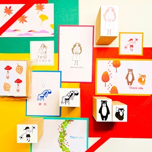 ツクルヒトタチ博～スタンプで彩るクリスマスとお正月～　京都伊勢丹 Isetan 森田印房
