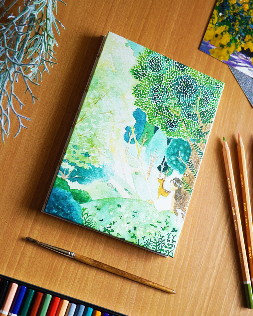 EGGNWORKS エッグンワークス アートノートブック ARTNOTEBOOK アーティストスケッチブック スケッチブック ニューTMKポスター厚口 梅田ロフト 森林浴 真由