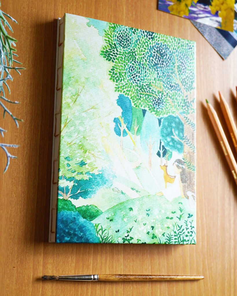 EGGNWORKS エッグンワークス アートノートブック ARTNOTEBOOK アーティストスケッチブック スケッチブック ニューTMKポスター厚口 梅田ロフト 森林浴 真由