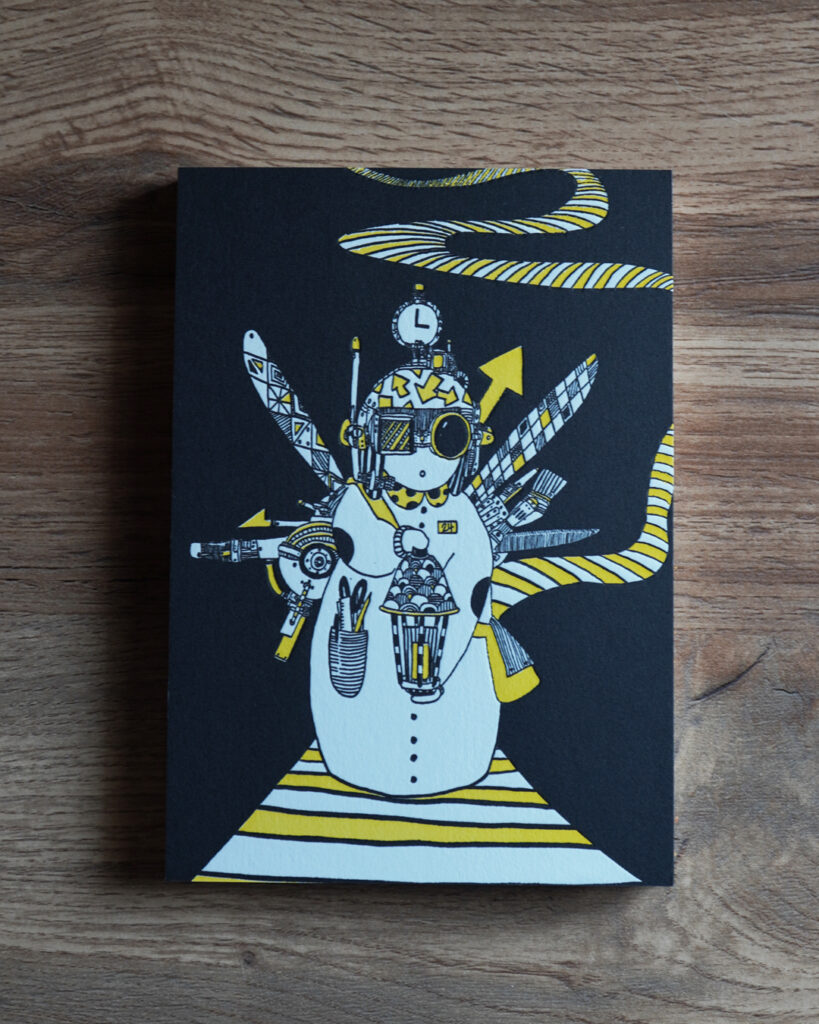 EGGNWORKS エッグンワークス アートノートブック ARTNOTEBOOK ドイツ装 コデックス装 活版印刷 letterpress ueno signpost