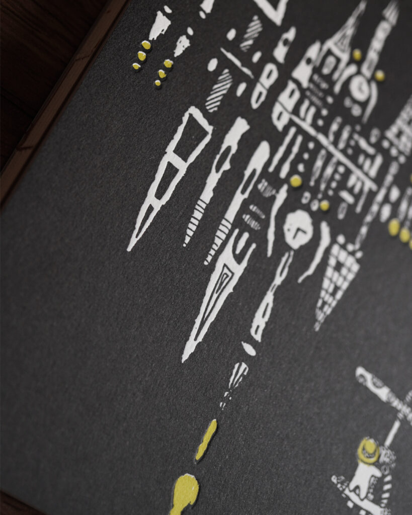EGGNWORKS エッグンワークス アートノートブック ARTNOTEBOOK ドイツ装 コデックス装 活版印刷 letterpress ueno signpost