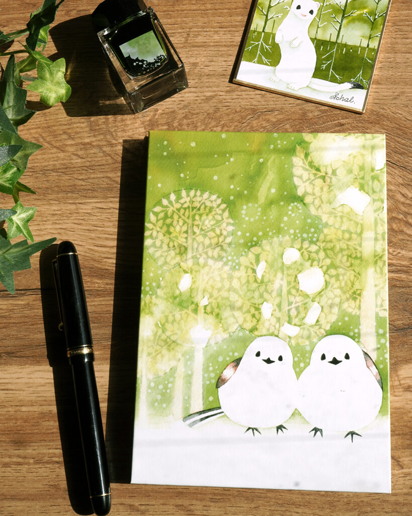 EGGNWORKS エッグンワークス アートノートブック ARTNOTEBOOK ドイツ装 コデックス装 卯月小春 黄金のまどろみ 美術のいろ