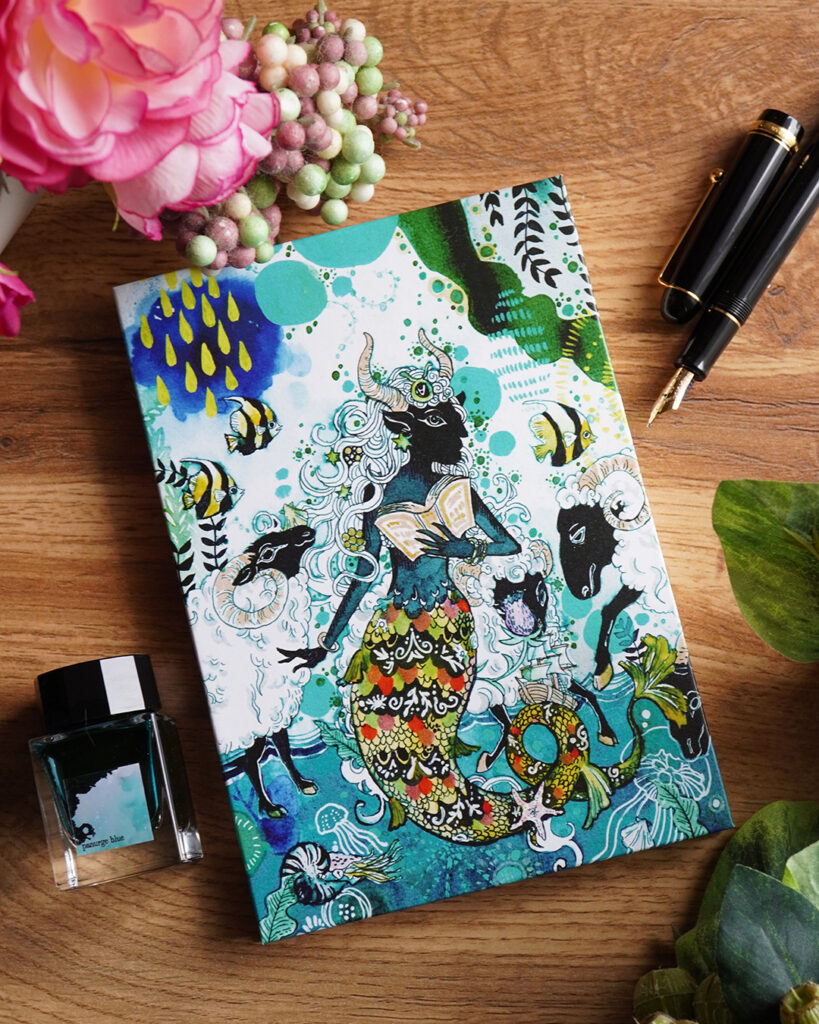 EGGNWORKS エッグンワークス アートノートブック ARTNOTEBOOK ドイツ装 コデックス装 Anko 私はパニュルジュの羊じゃない 美術のいろ