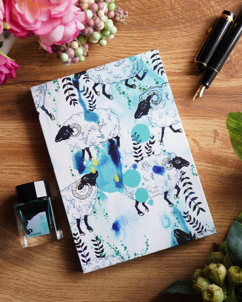 EGGNWORKS エッグンワークス アートノートブック ARTNOTEBOOK ドイツ装 コデックス装 Anko 私はパニュルジュの羊じゃない 美術のいろ